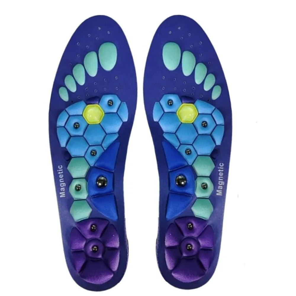Medical Magnetic Therapy Sports Insoles Massage Foot Weight Loss Slimming Acupressure Insole Anti-fatigue Health Care Shoe Pads