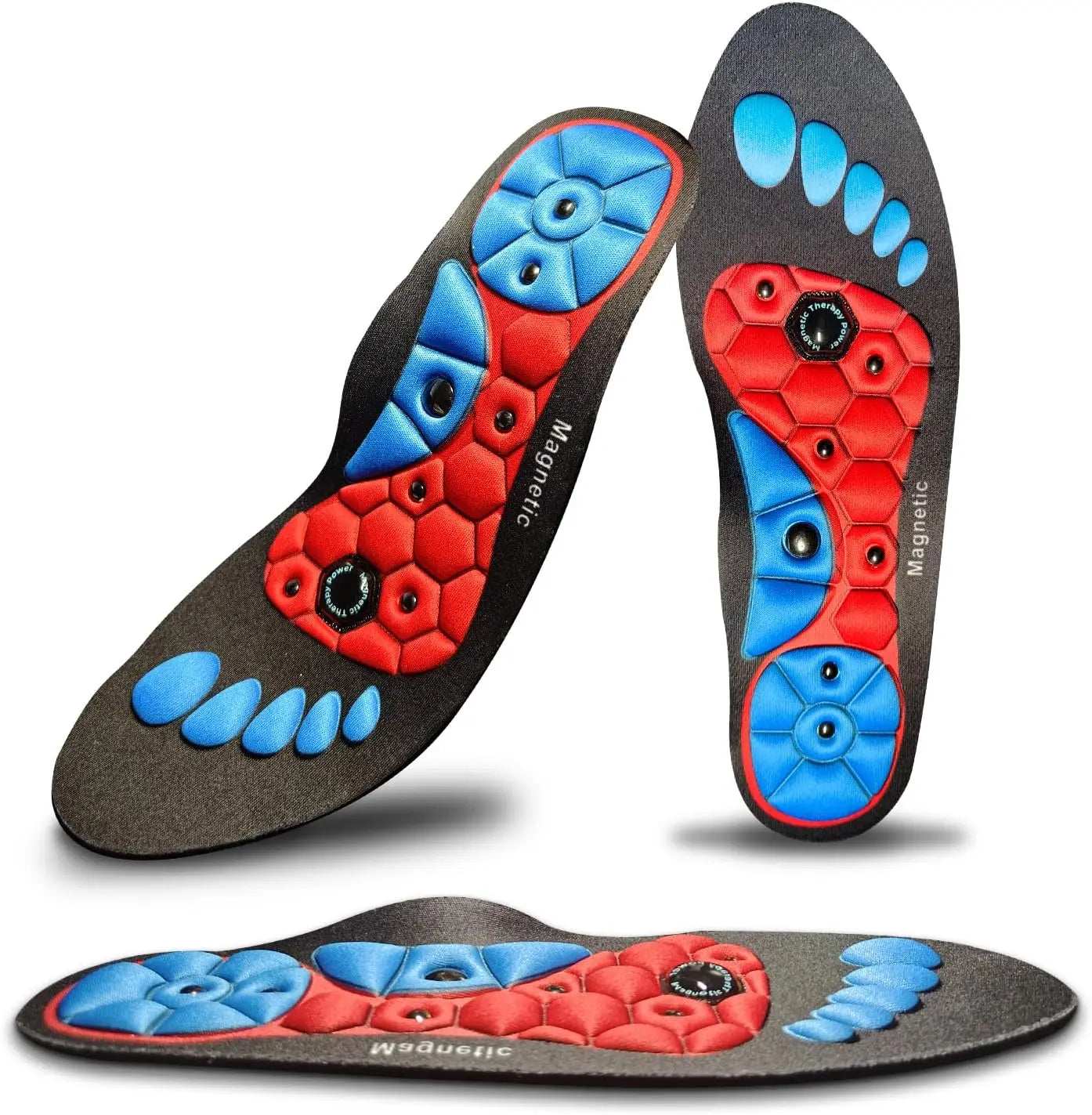 Medical Magnetic Therapy Sports Insoles Massage Foot Weight Loss Slimming Acupressure Insole Anti-fatigue Health Care Shoe Pads